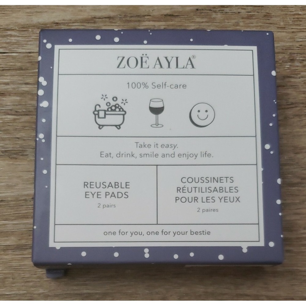 ZOE AYLA Reusable Eye Pads Set of 2 FabFitFun NEW